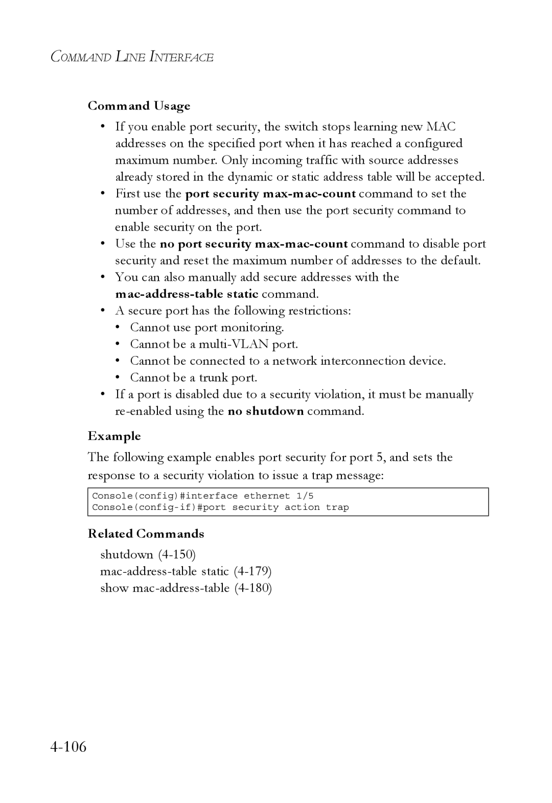 SMC Networks SMC6752AL2 manual 106 