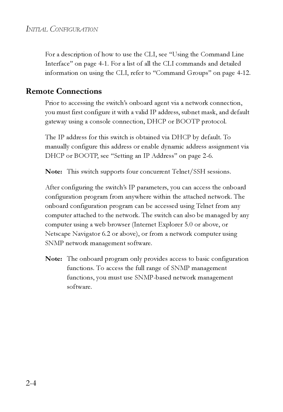 SMC Networks SMC6752AL2 manual Remote Connections 