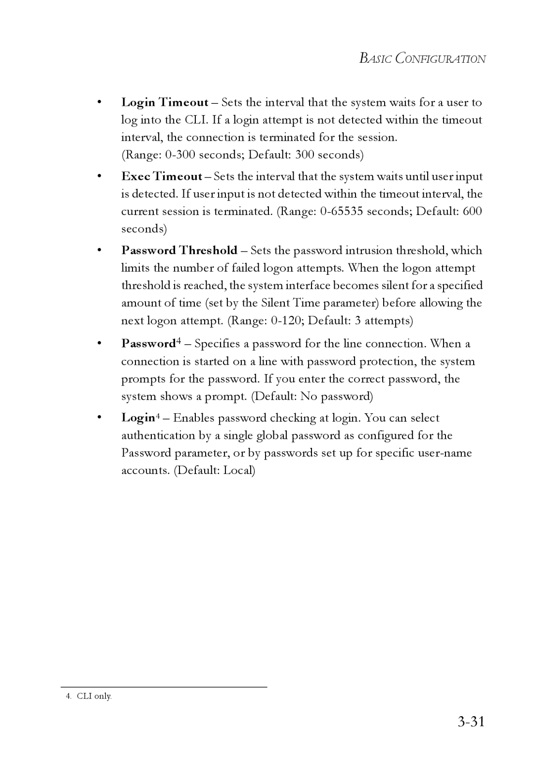 SMC Networks SMC6752AL2 manual Basic Configuration 