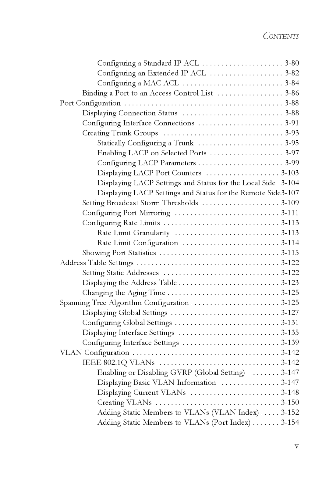 SMC Networks SMC6752AL2 manual Contents 