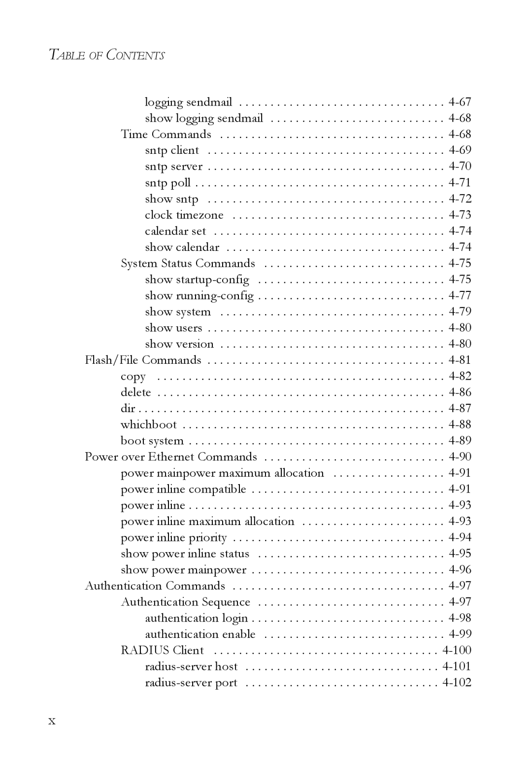 SMC Networks SMC6824M manual Table of Contents 