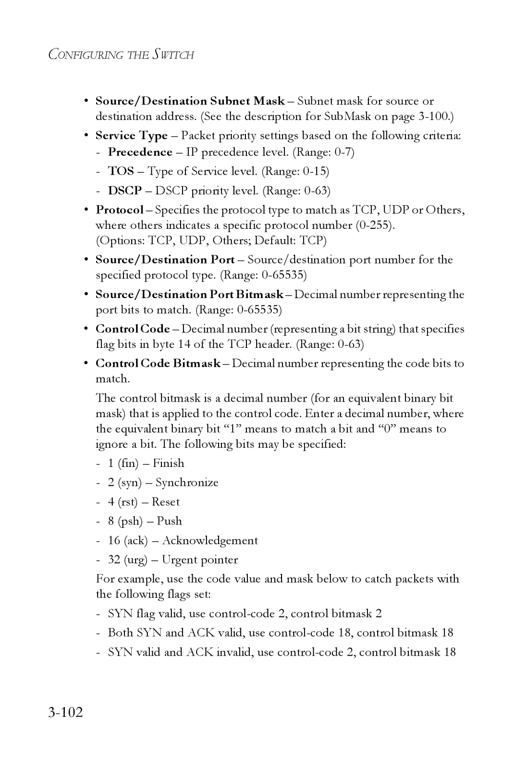 SMC Networks SMC6824M manual 102 