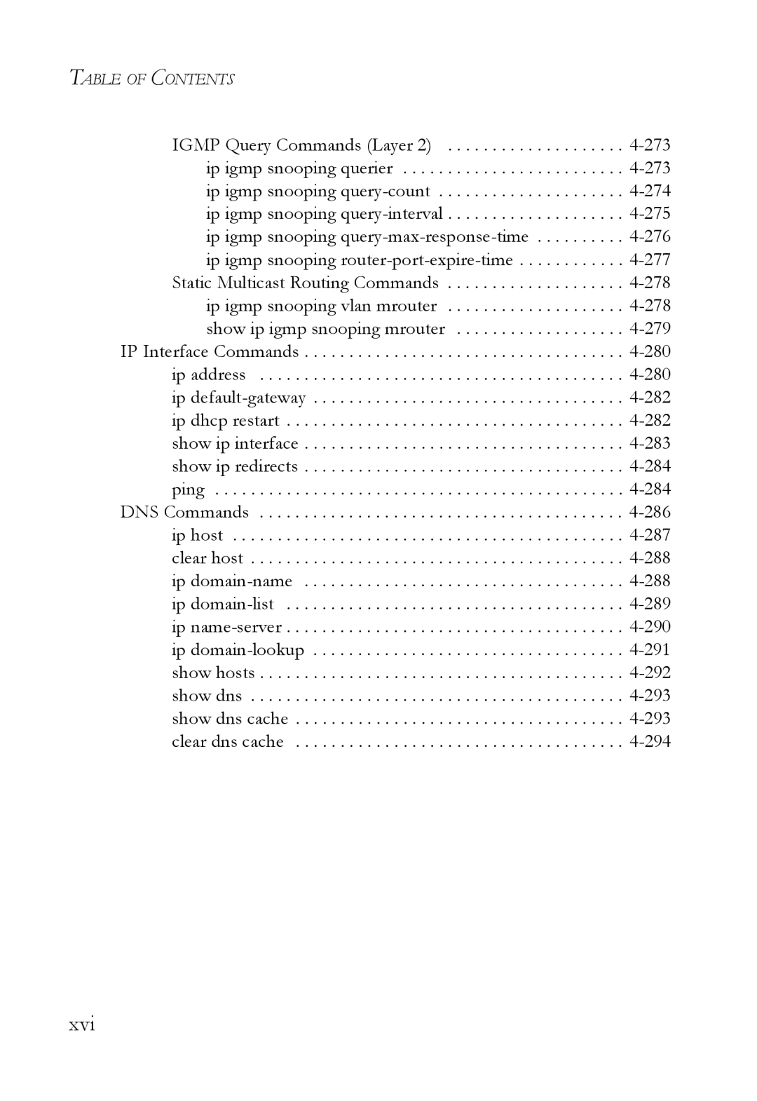 SMC Networks SMC6824M manual Xvi 