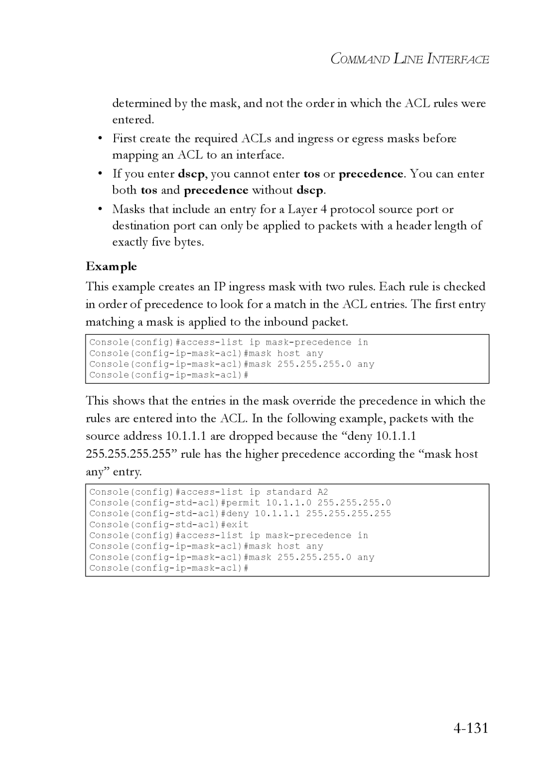 SMC Networks SMC6824M manual 131 