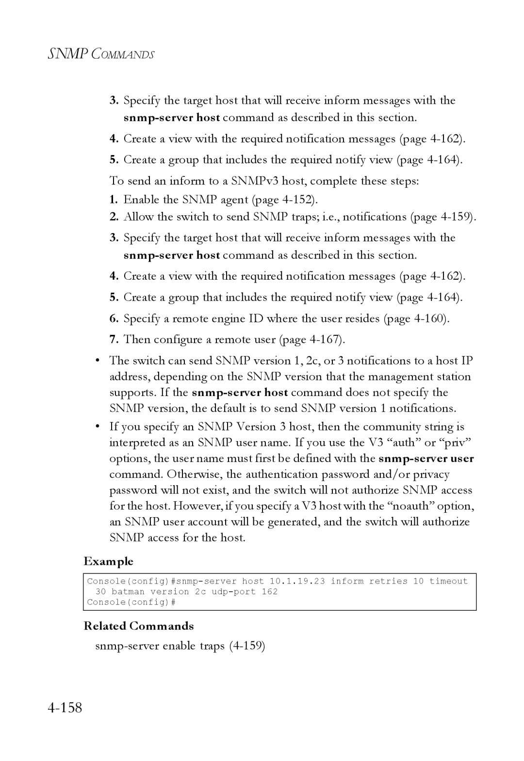 SMC Networks SMC6824M manual 158 