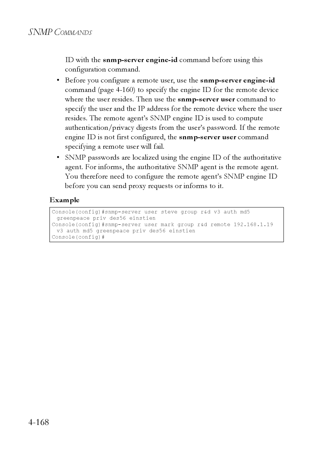 SMC Networks SMC6824M manual 168 