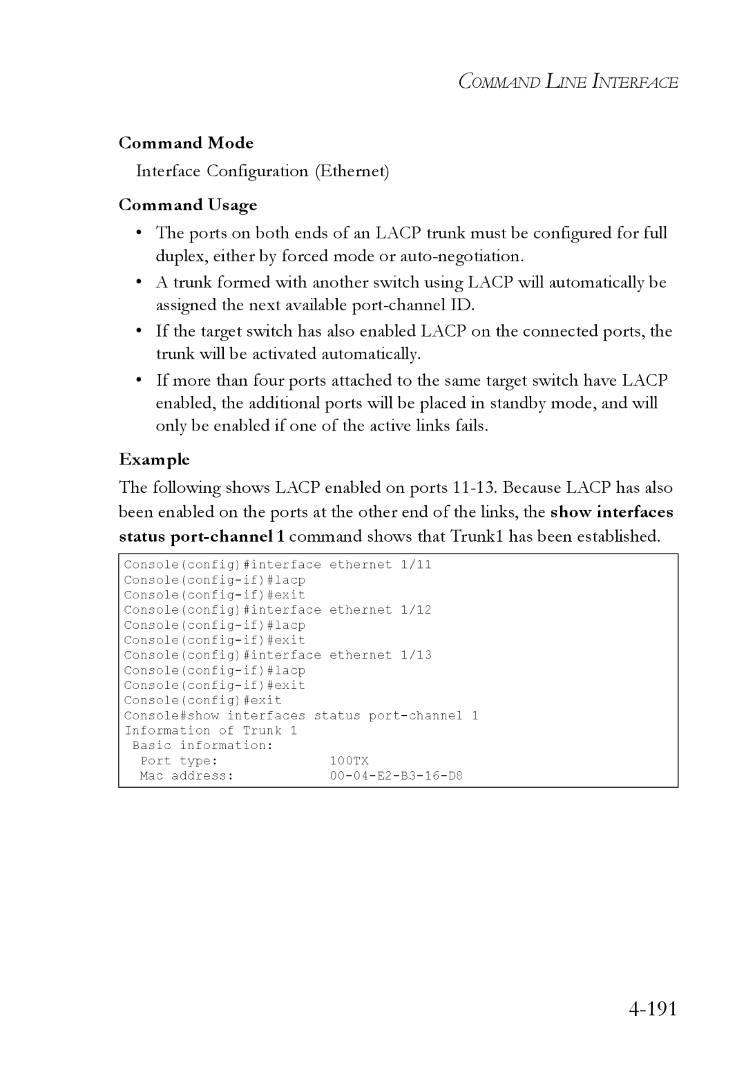 SMC Networks SMC6824M manual 191 