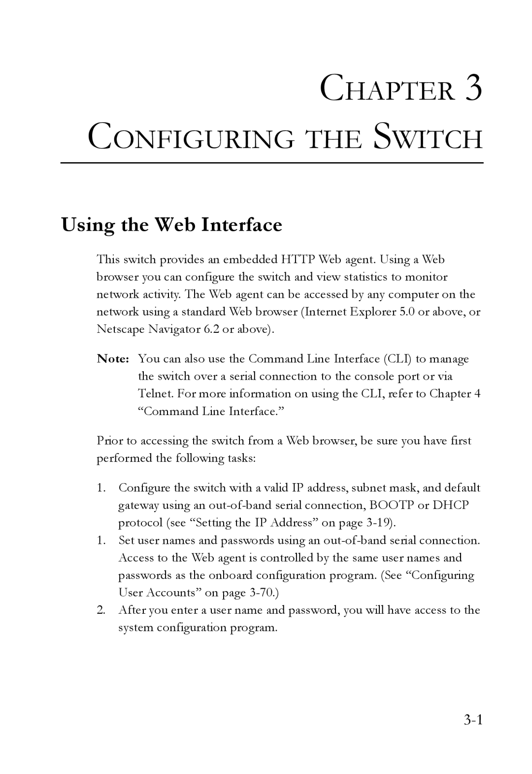 SMC Networks SMC6824M manual Configuring the Switch, Using the Web Interface 