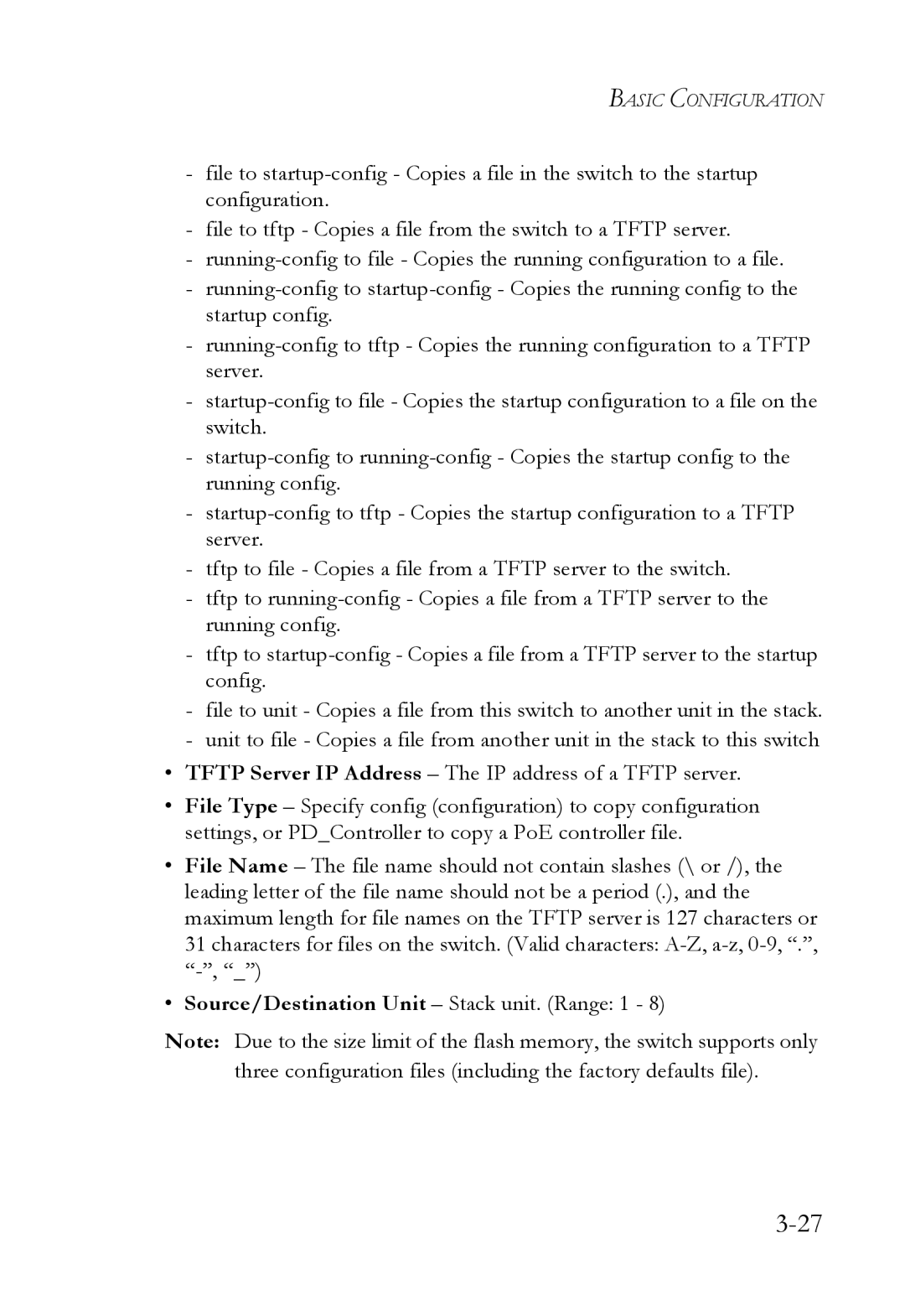 SMC Networks SMC6824M manual Basic Configuration 