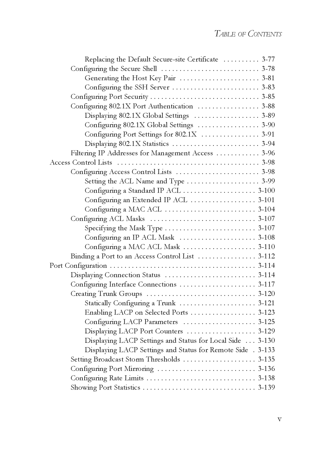 SMC Networks SMC6824M manual Table of Contents 