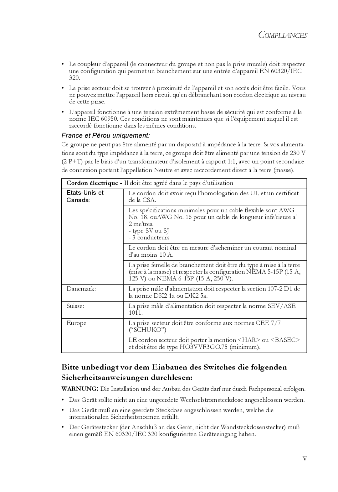 SMC Networks SMC6826MPE manual Schuko 