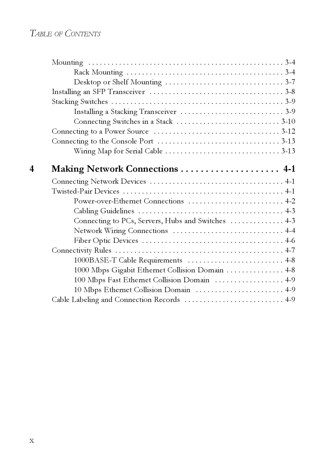 SMC Networks SMC6826MPE manual Making Network Connections 