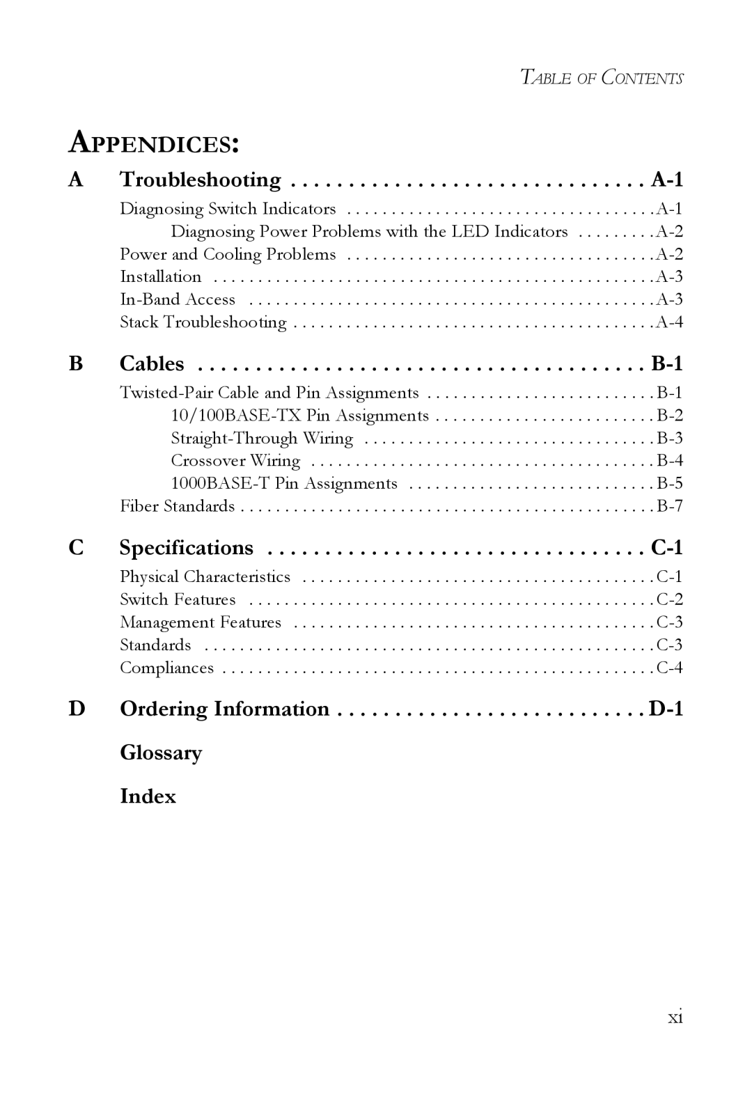 SMC Networks SMC6826MPE manual Appendices 