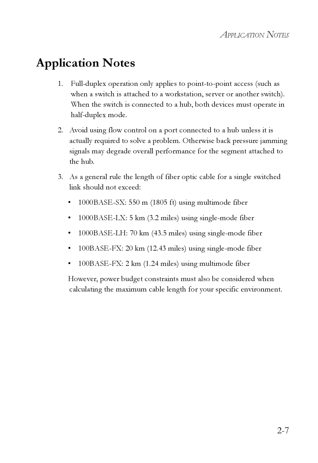 SMC Networks SMC6826MPE manual Application Notes 