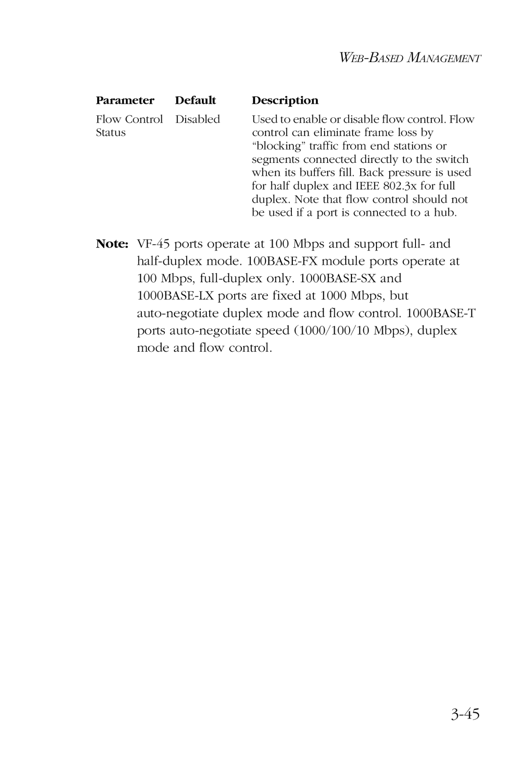 SMC Networks SMC6924VF manual WEB-BASED Management 