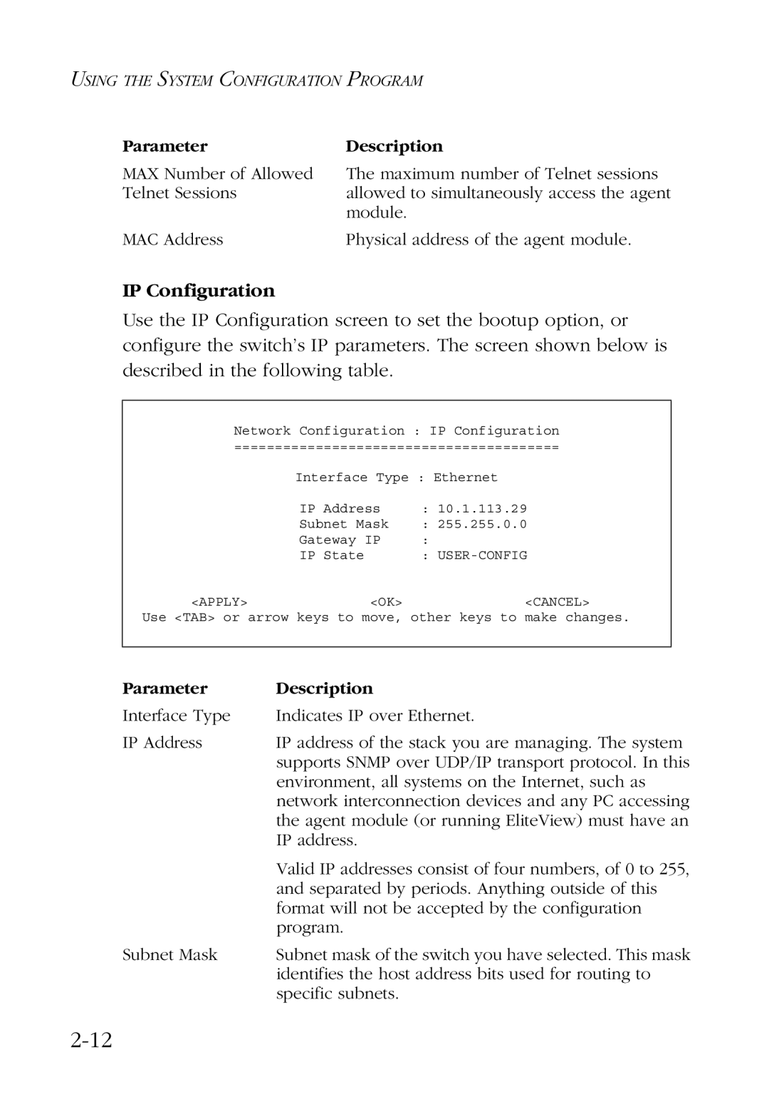 SMC Networks SMC6924VF manual IP Configuration 