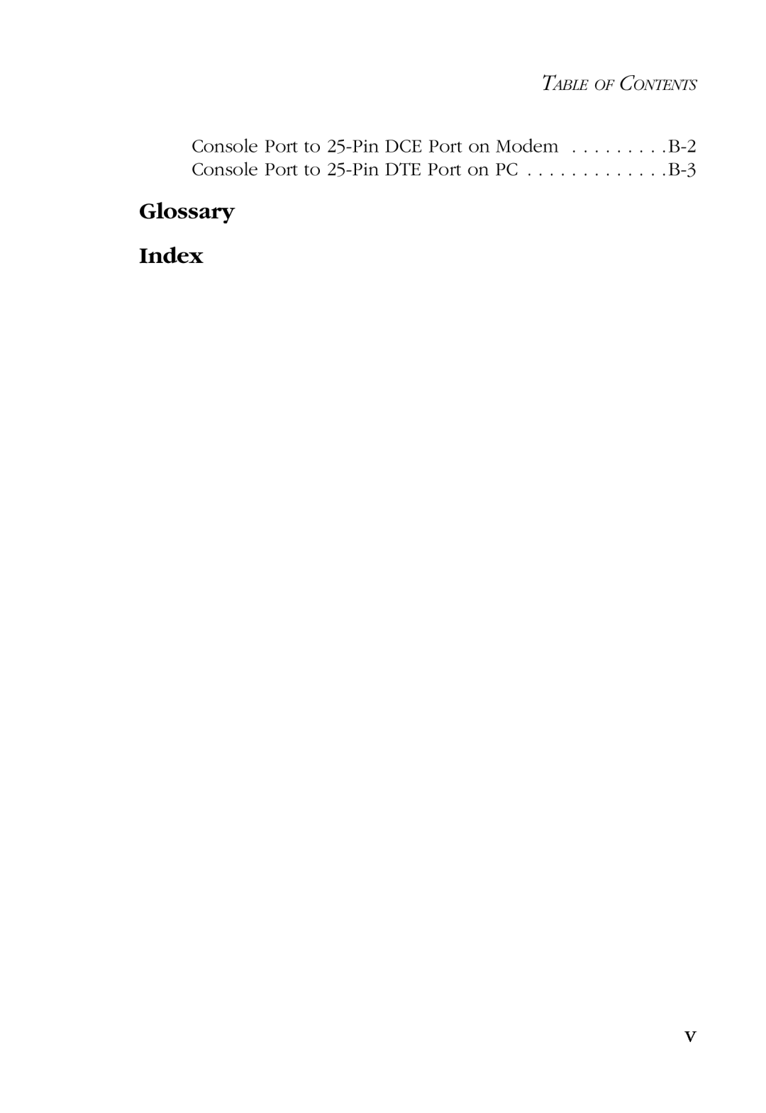 SMC Networks SMC6924VF manual Glossary Index, Table Of Contents 