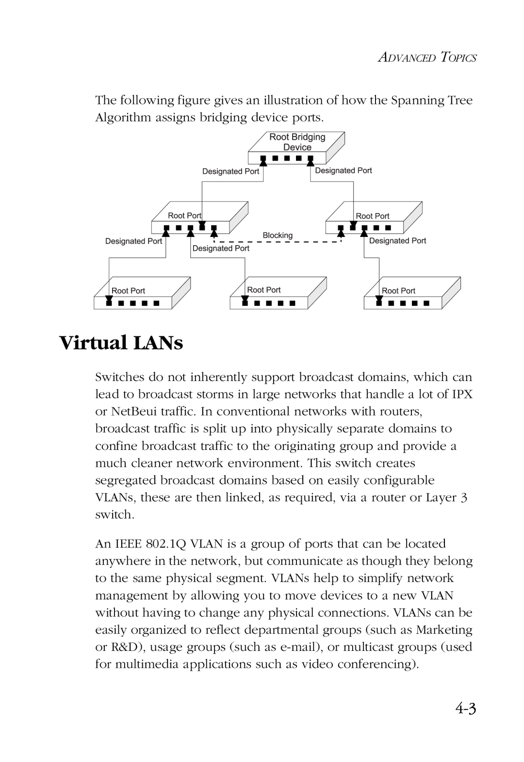 SMC Networks SMC6924VF manual Virtual LANs 
