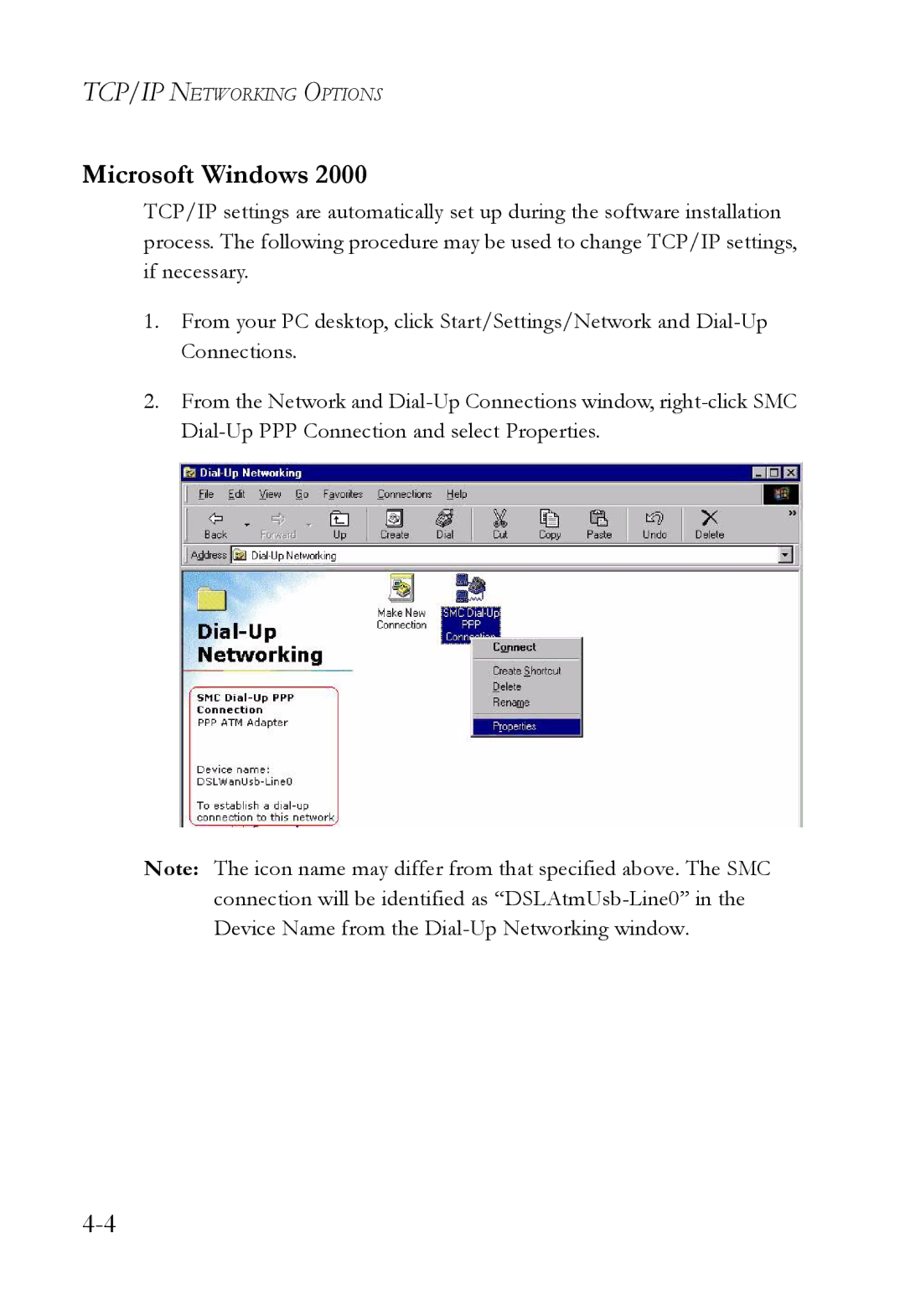 SMC Networks SMC7003USB manual Microsoft Windows 