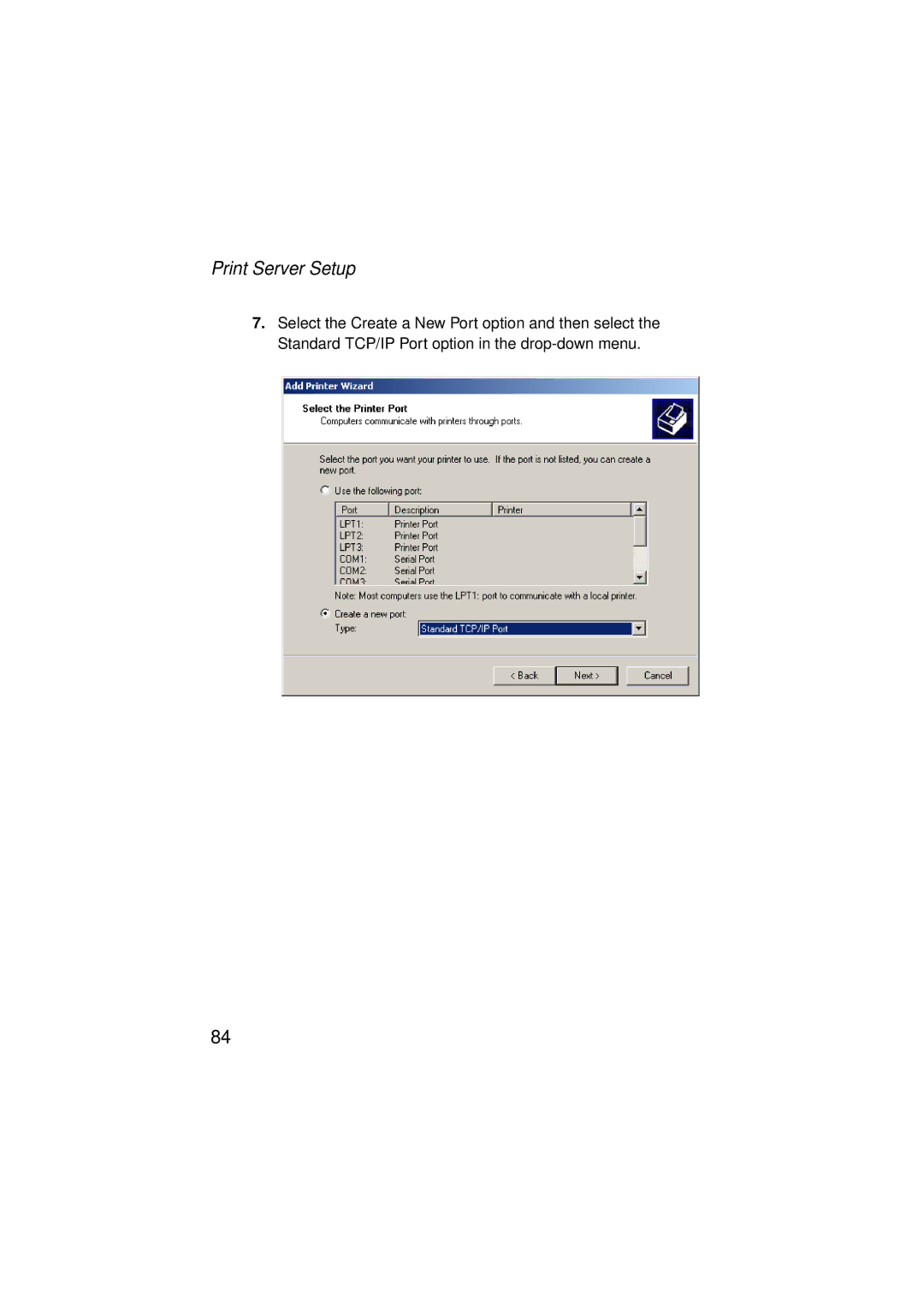 SMC Networks SMC7004ABR V.2 manual Print Server Setup 