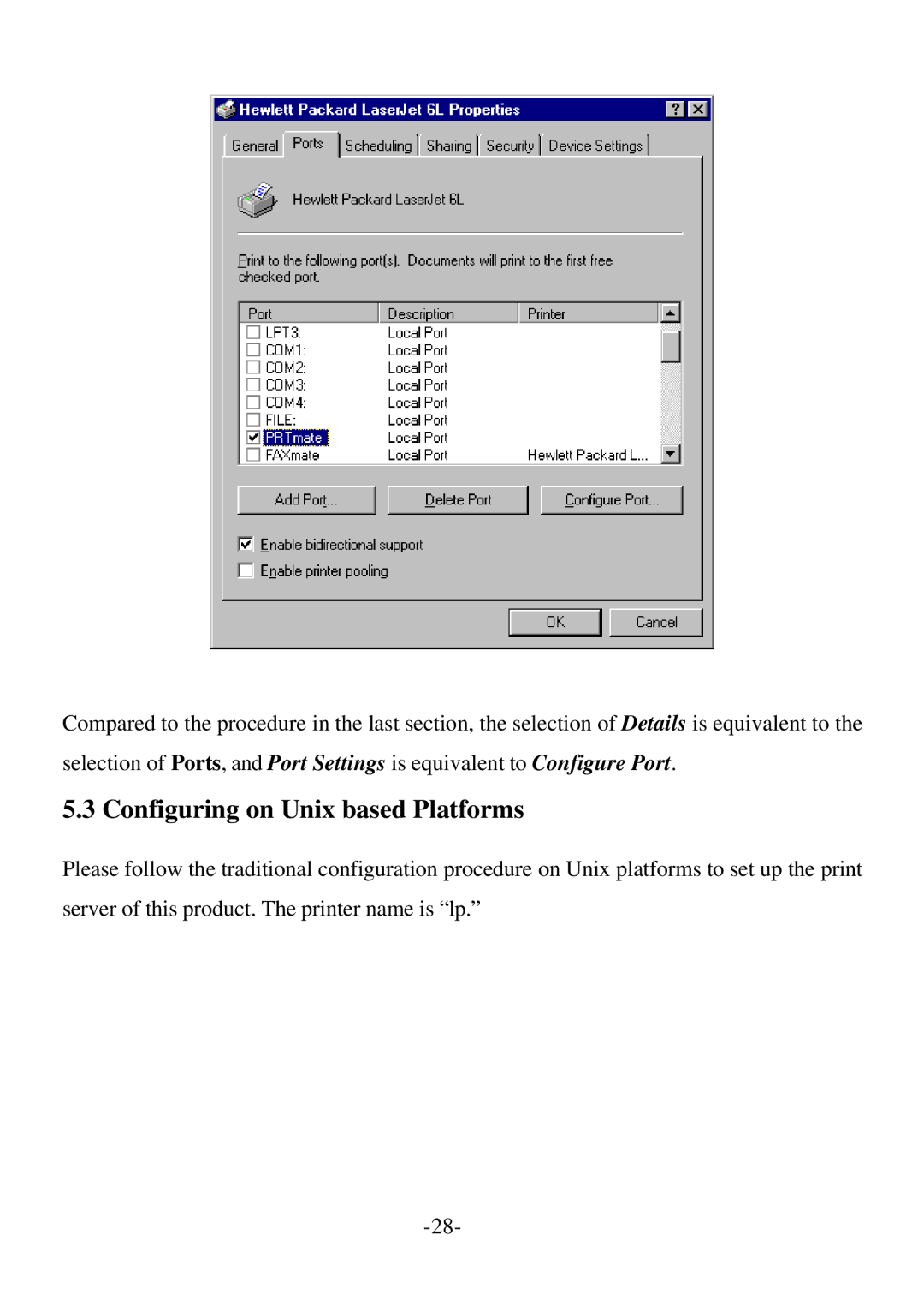 SMC Networks SMC7004BR specifications Configuring on Unix based Platforms 