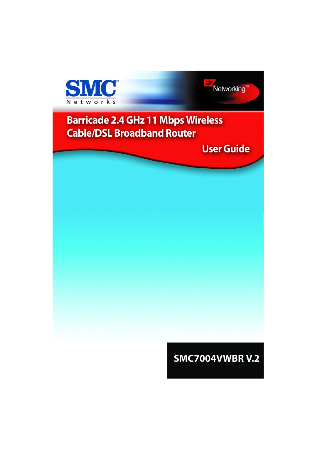 SMC Networks SMC7004VWBR V.2 manual SMC7004VWBRV.2 