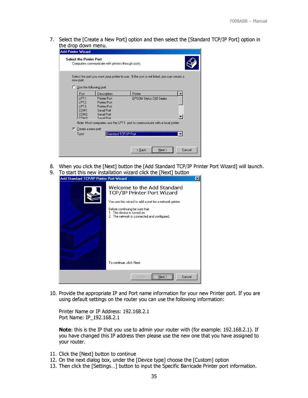 SMC Networks SMC7008ABR manual 7008ABR Manual 