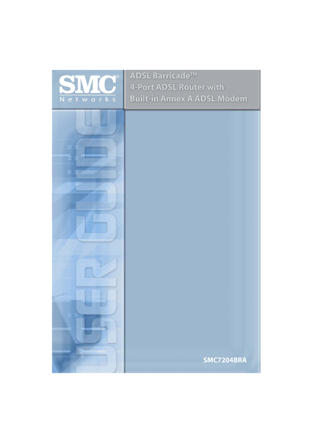 SMC Networks SMC7204BRA manual 