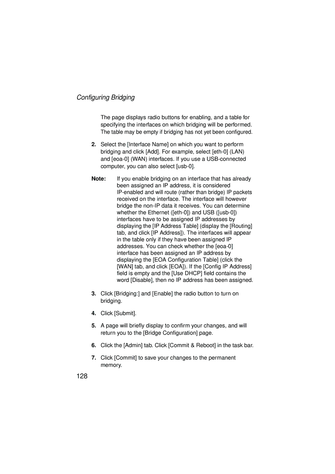 SMC Networks SMC7204BRA manual 128 