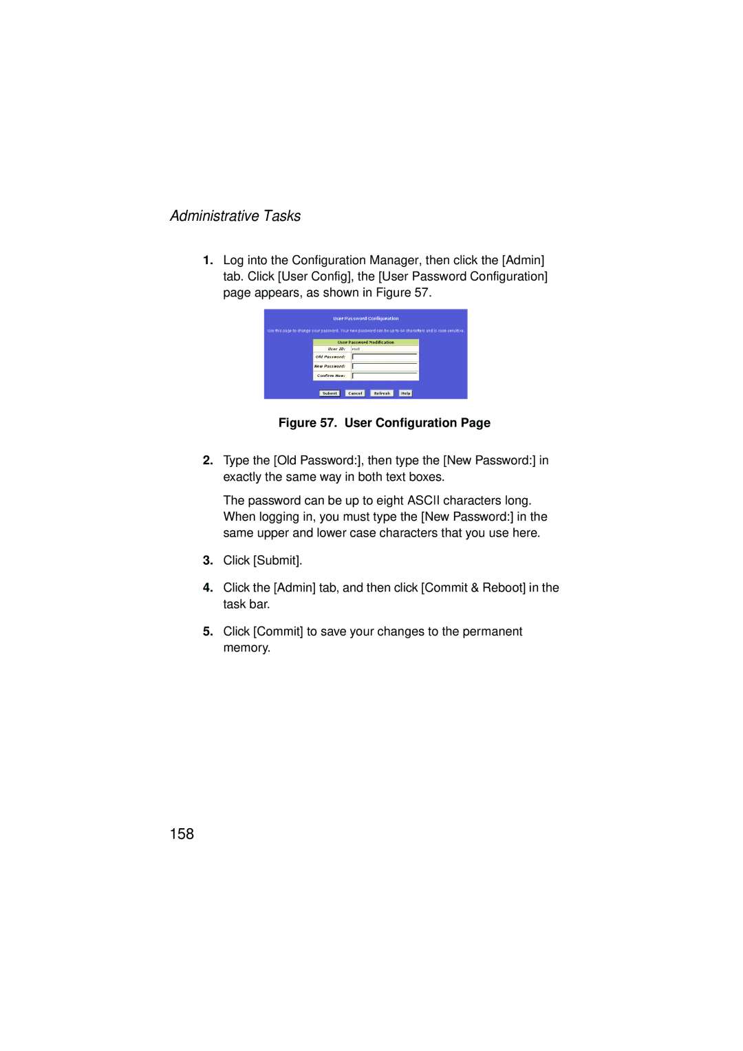 SMC Networks SMC7204BRA manual Administrative Tasks, User Configuration 