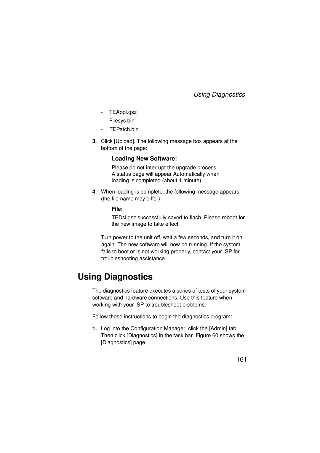 SMC Networks SMC7204BRA manual Using Diagnostics, File 