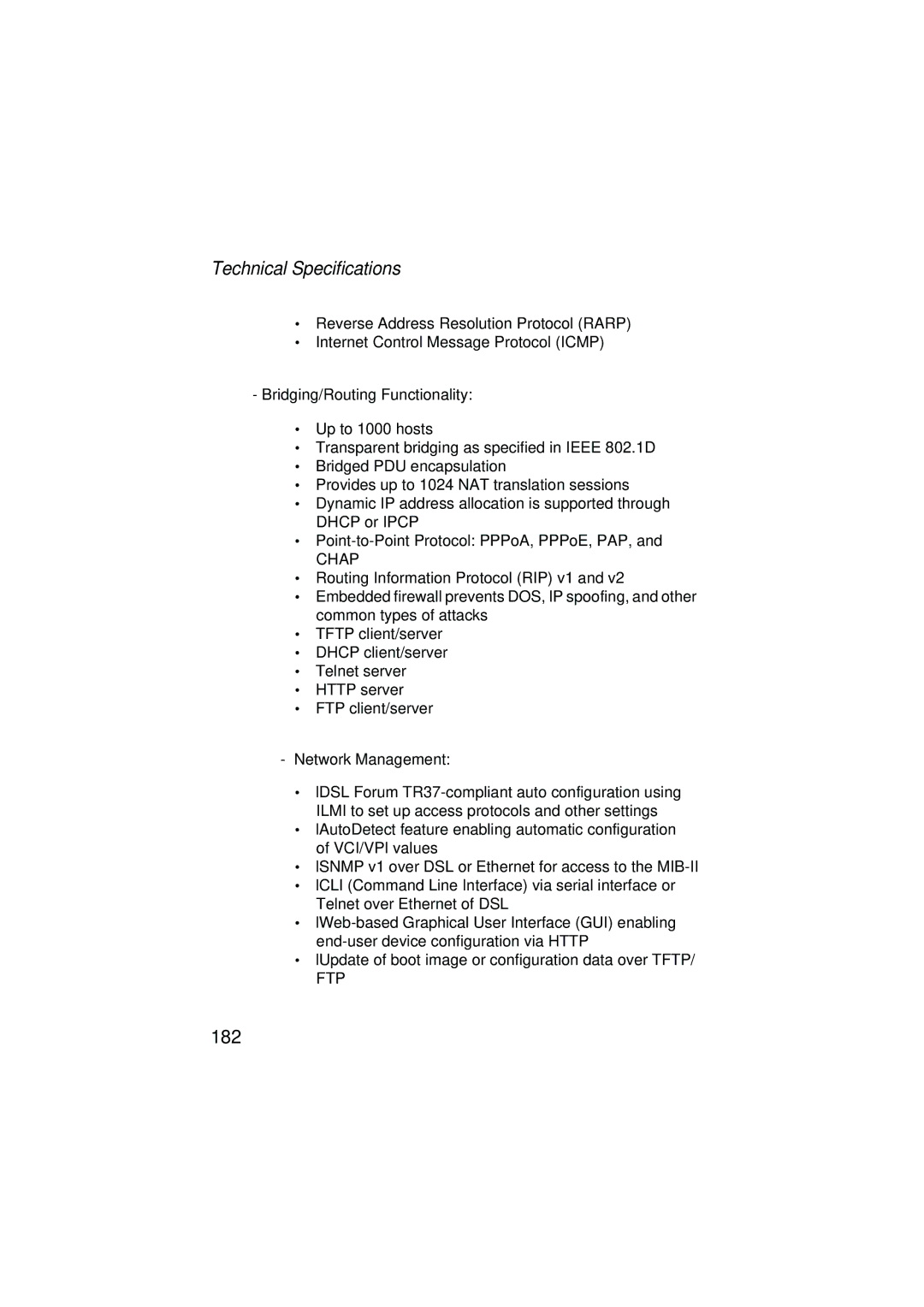 SMC Networks SMC7204BRA manual Technical Specifications, Chap 