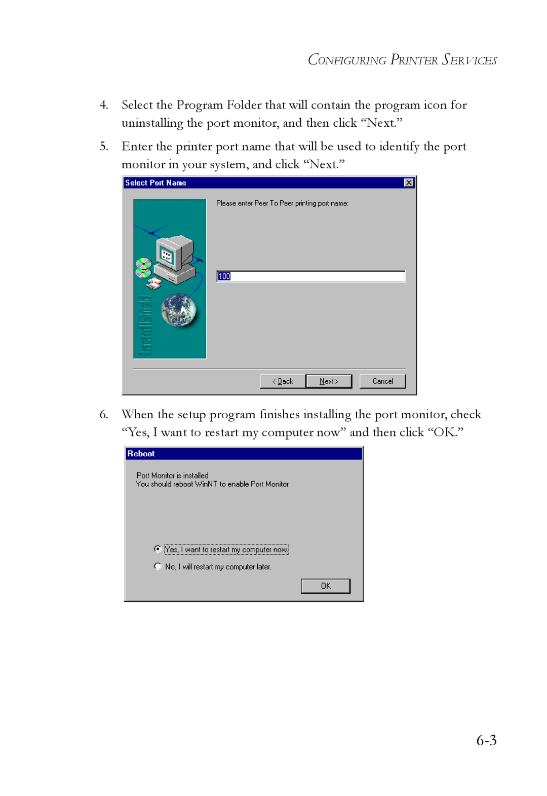 SMC Networks SMC7404WBRA manual Configuring Printer Services 