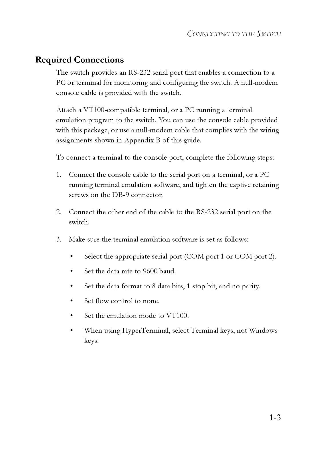 SMC Networks SMC7724M/VSW manual Required Connections 