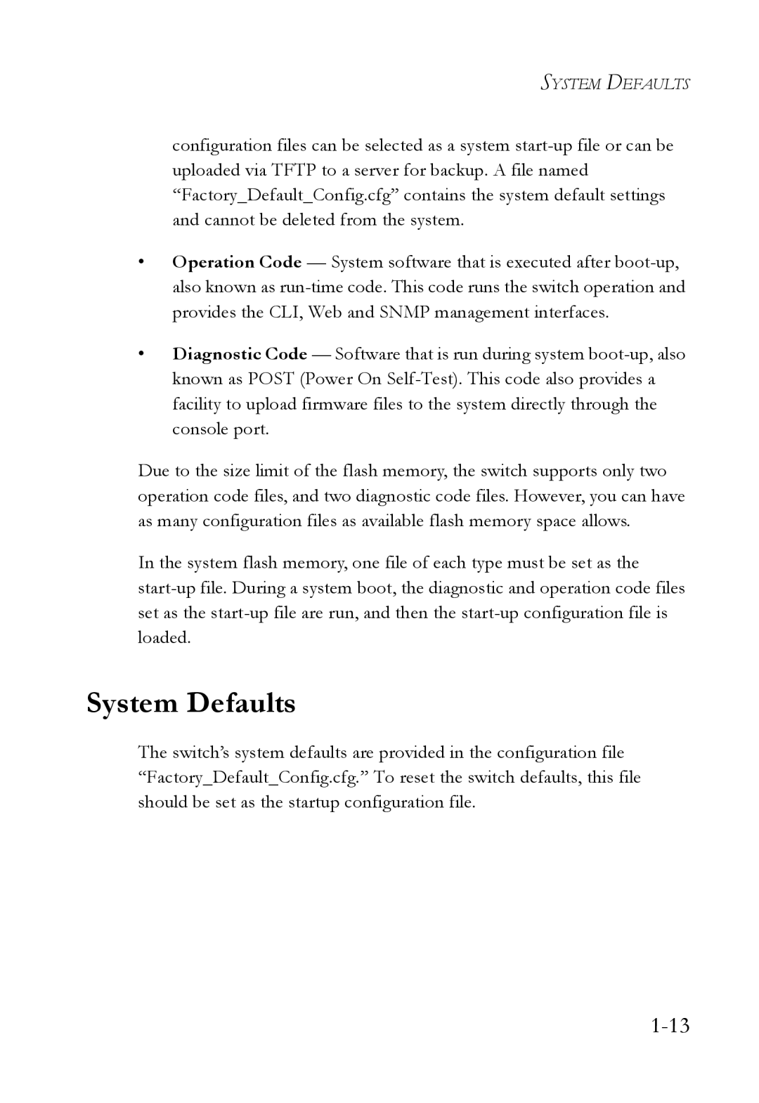 SMC Networks SMC7724M/VSW manual System Defaults 