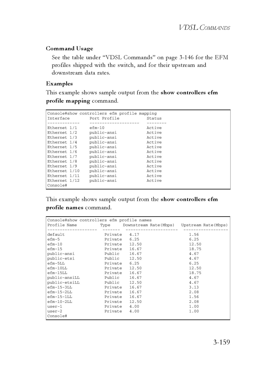 SMC Networks SMC7724M/VSW manual 159, Examples 