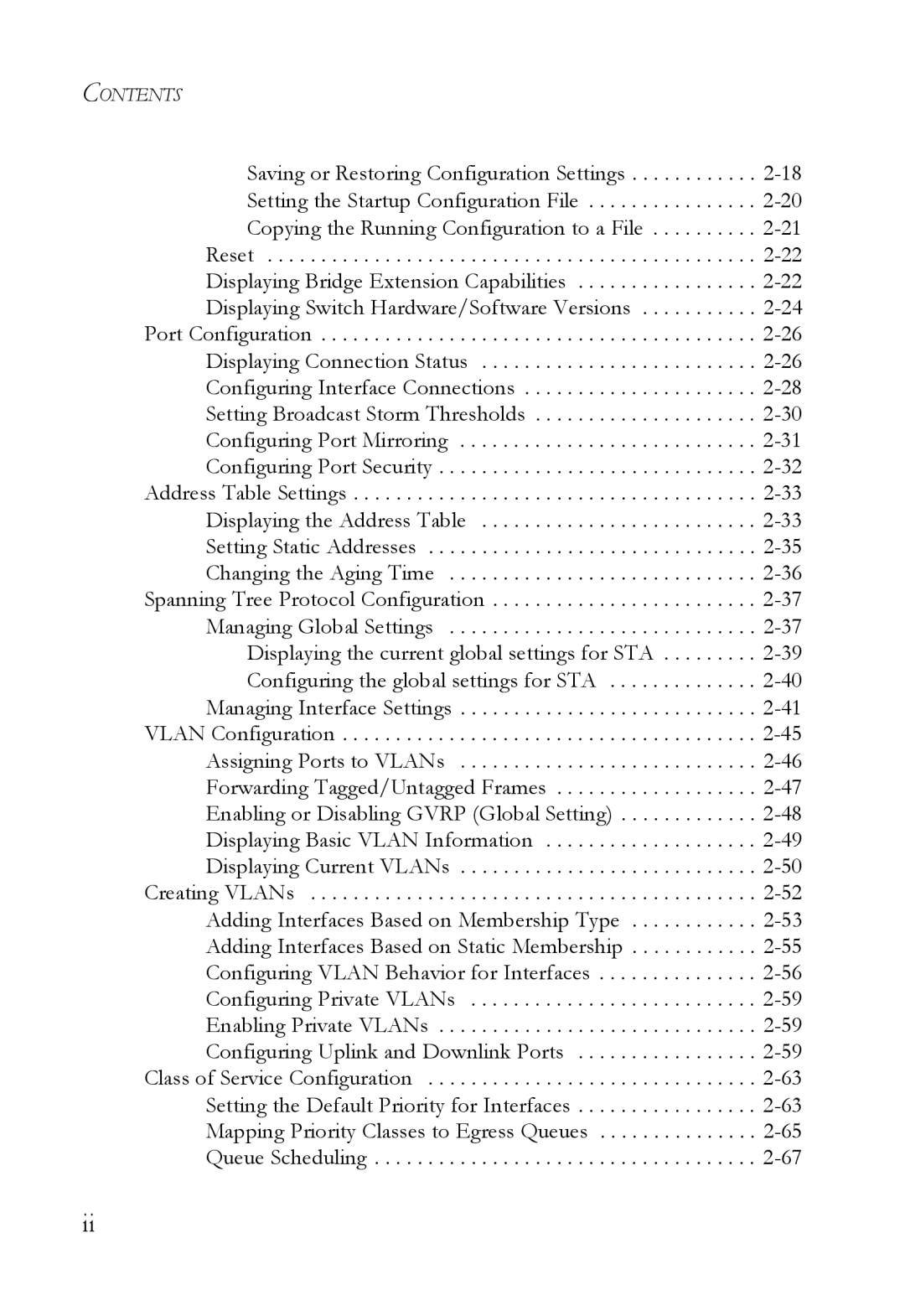 SMC Networks SMC7724M/VSW manual Contents 