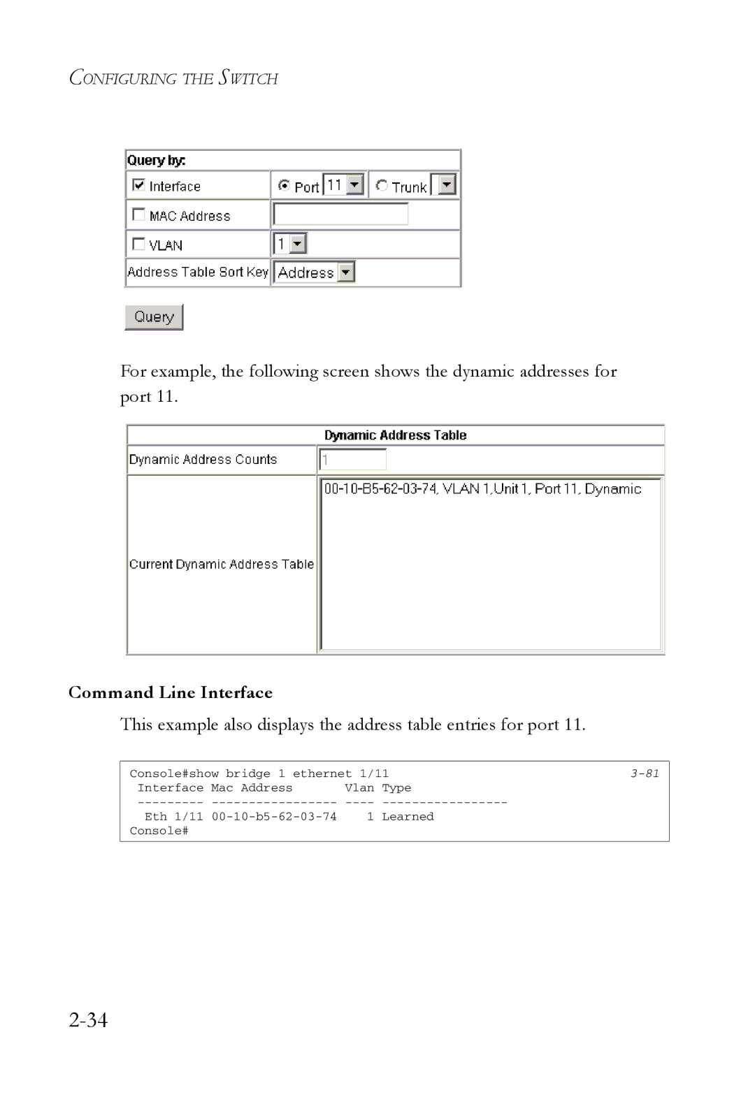 SMC Networks SMC7724M/VSW manual Command Line Interface 