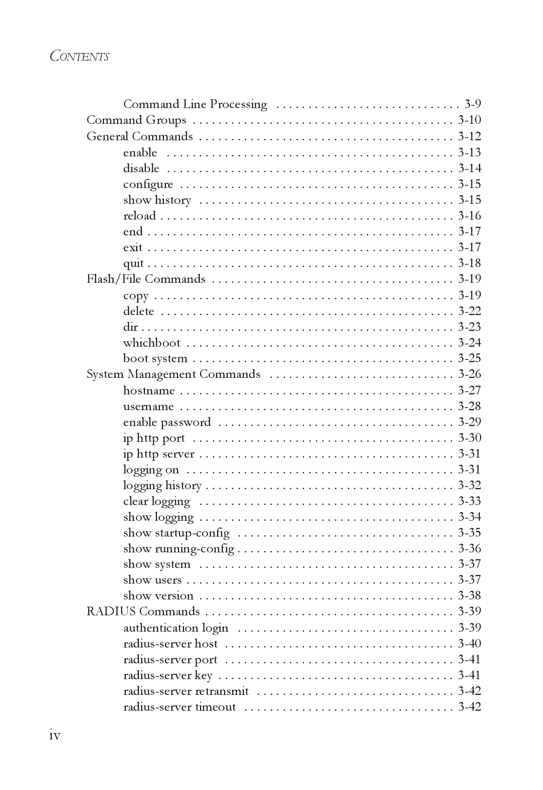 SMC Networks SMC7724M/VSW manual Contents 