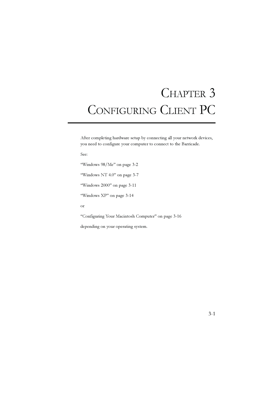 SMC Networks SMC7804WBRA manual Configuring Client PC 