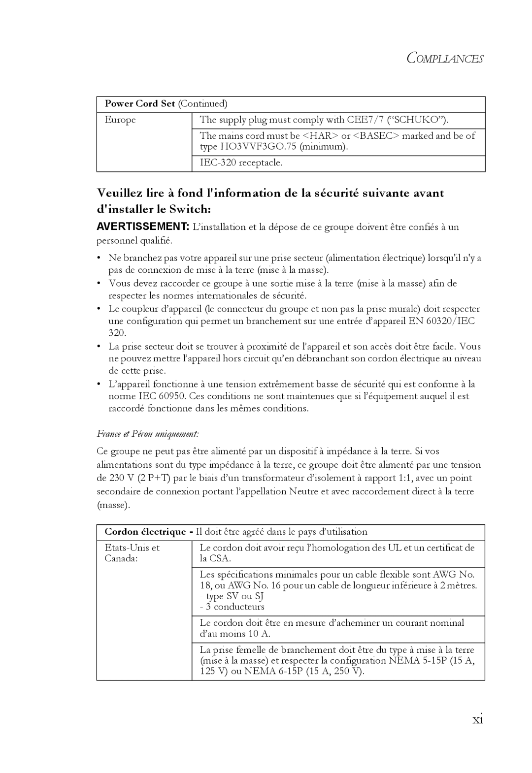 SMC Networks SMC7824M/FSW manual France et Pérou uniquement 