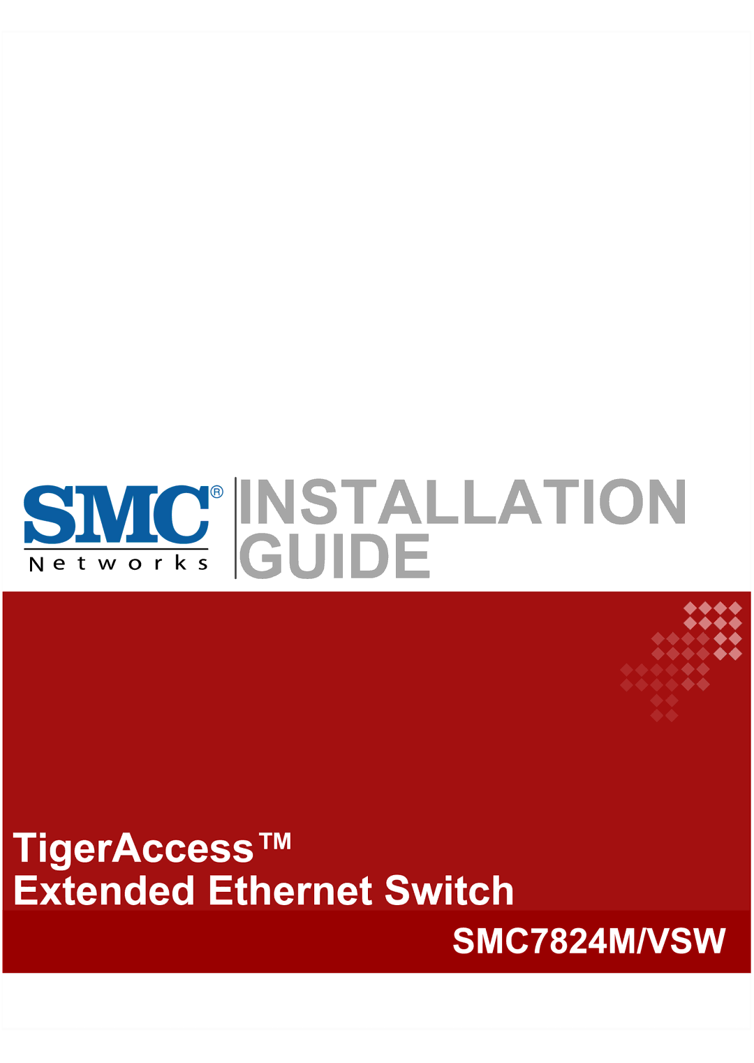 SMC Networks SMC7824M/VSW manual 