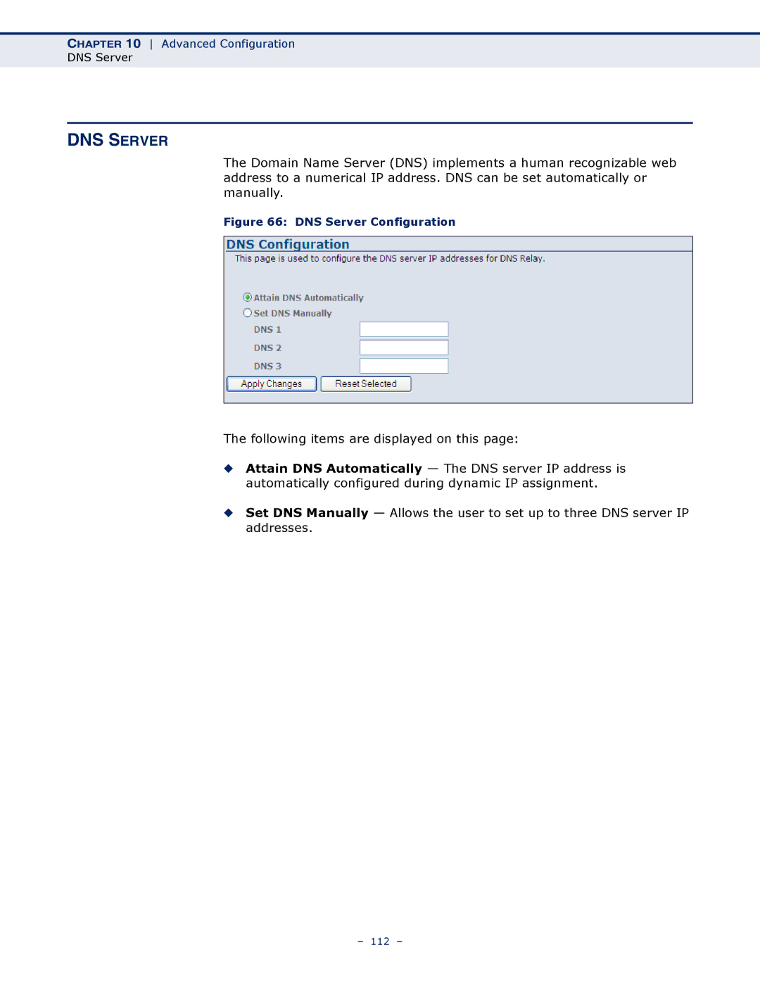 SMC Networks SMC7901WBRA2 B1 manual DNS Server Configuration 