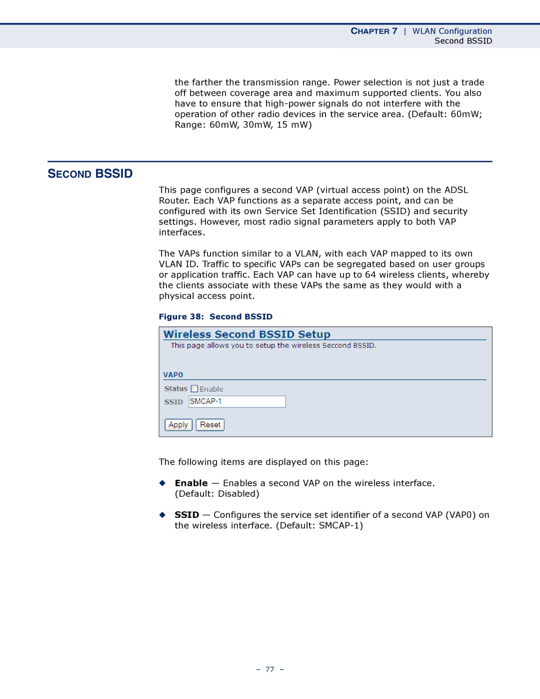 SMC Networks SMC7901WBRA2 B1 manual Second Bssid 