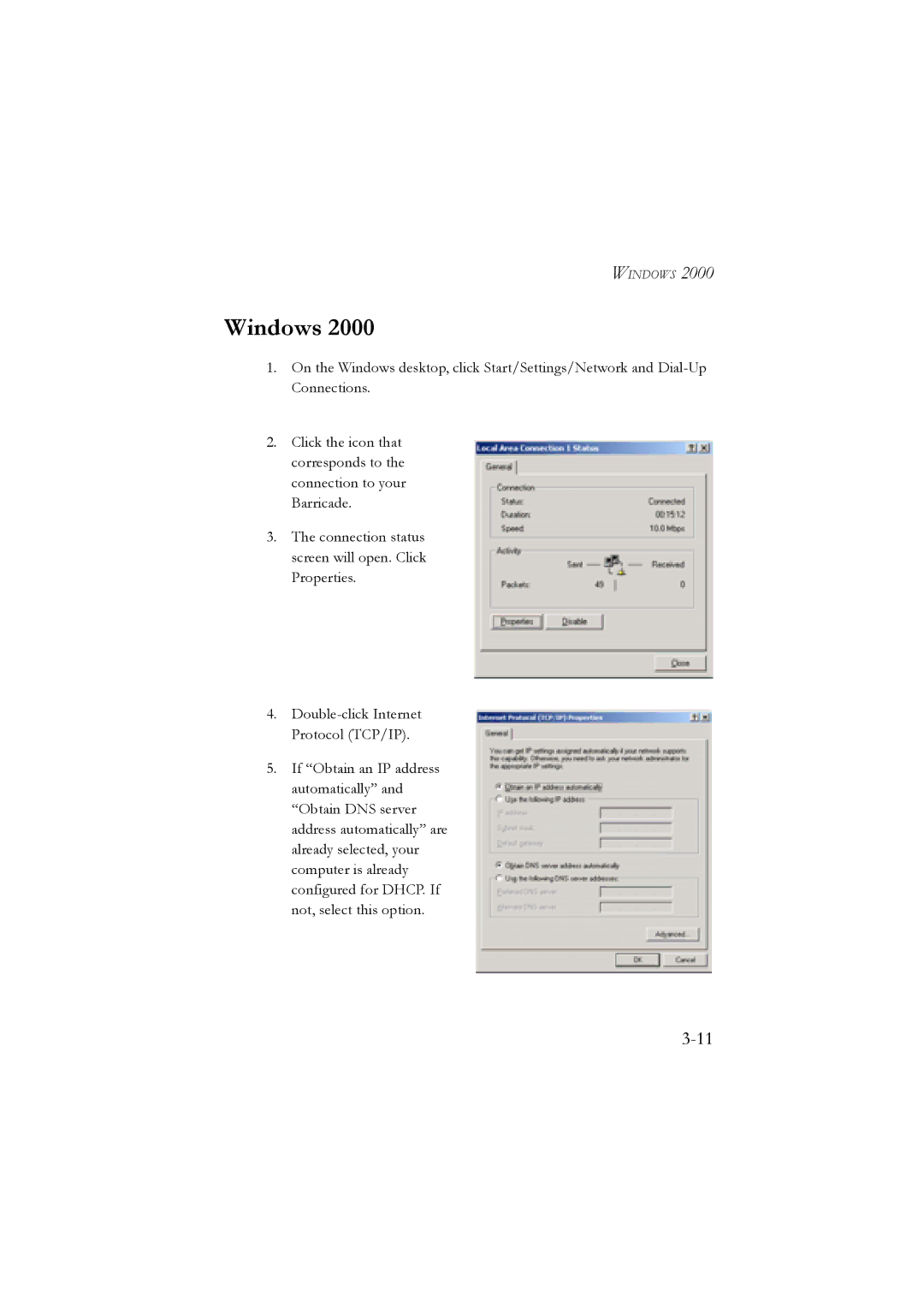 SMC Networks SMC7904WBRB, SMC7904WBRA manual Windows 