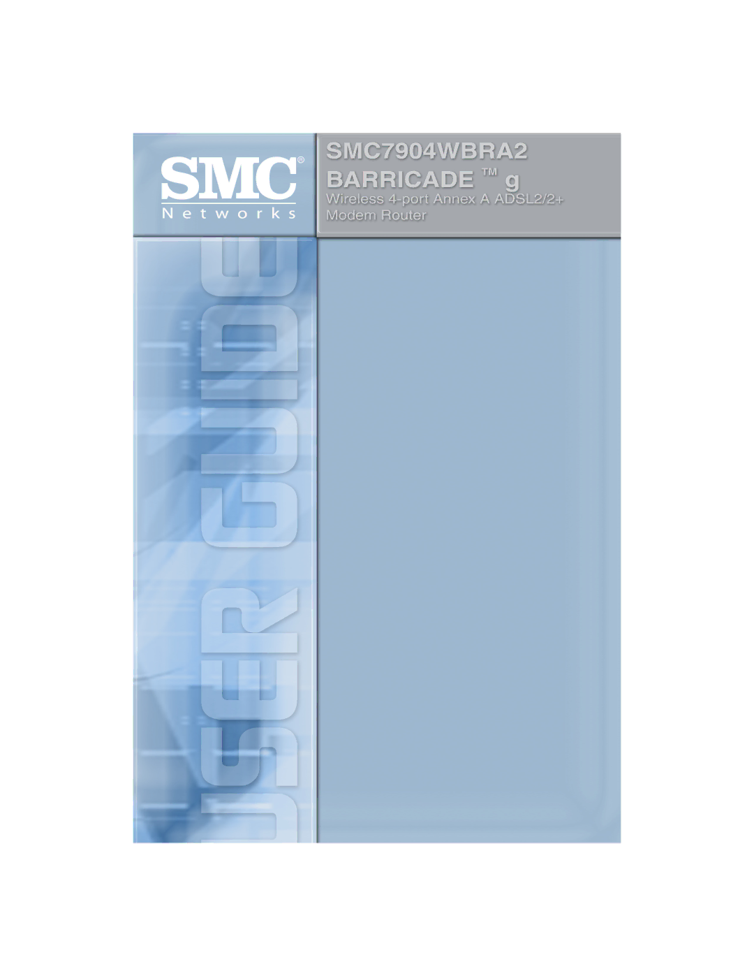 SMC Networks SMC7904WBRA2 manual 