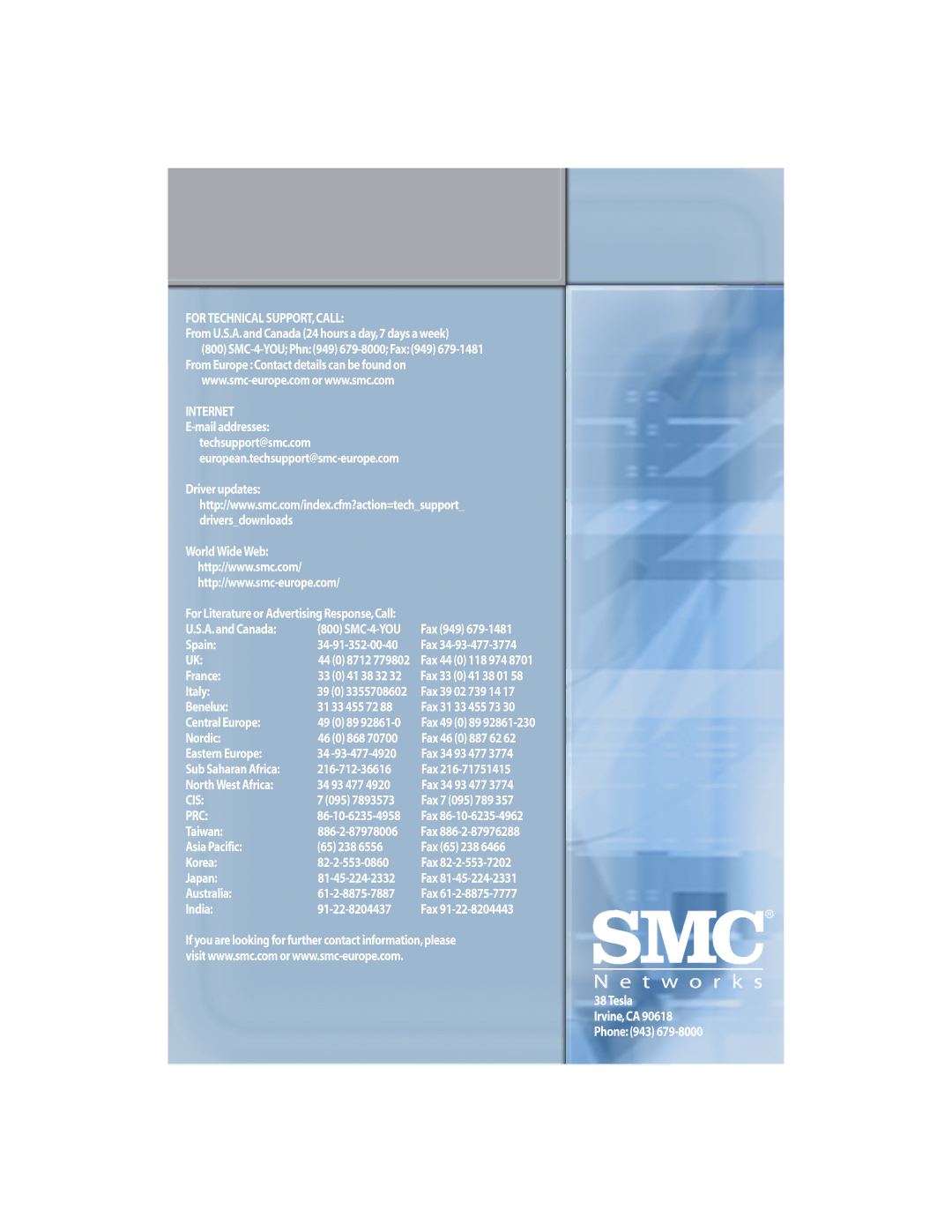 SMC Networks SMC7904WBRA2 manual 