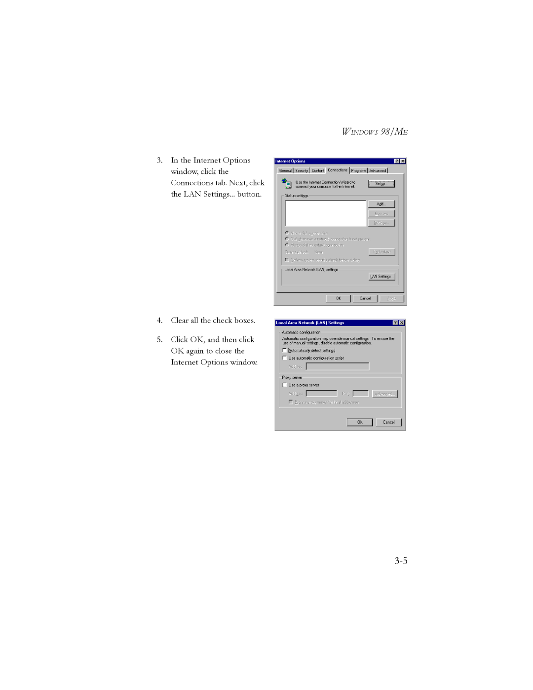 SMC Networks SMC7904WBRA2 manual Windows 98/ME 