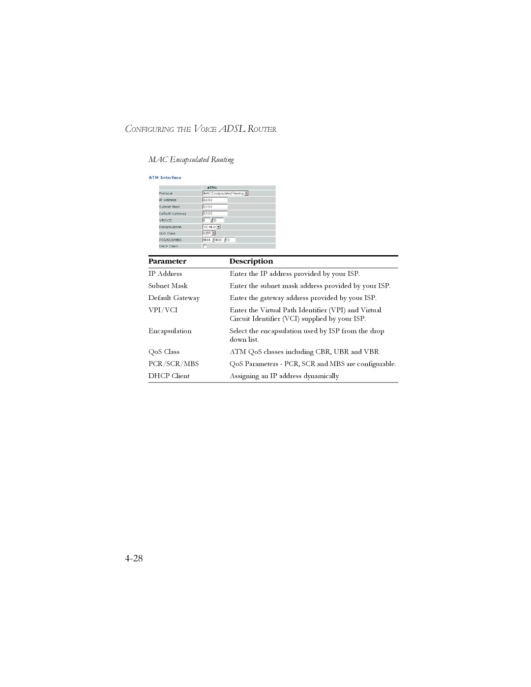 SMC Networks SMC7908VoWBRA manual MAC Encapsulated Routing 