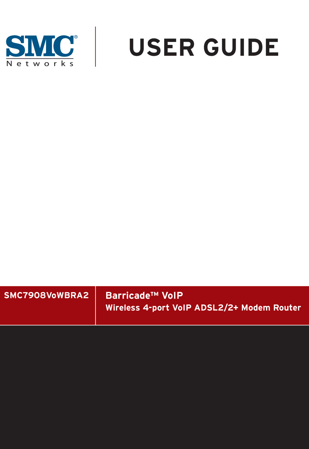 SMC Networks SMC7908VoWBRA2 manual User Guide 